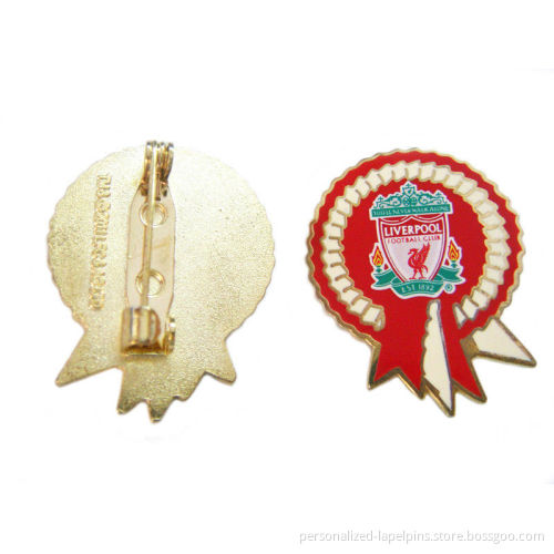 Football Or Bowling Personalized Lapel Pins With Silksreen Printing